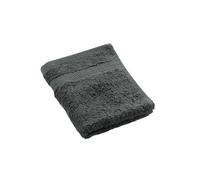 Douceur d'Intérieur Serviette invité Elegance 30 x 50 cm 100% coton uni Anthracite