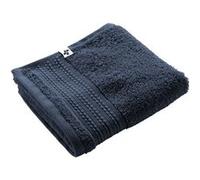 EMMA - Serviette Invité 30x50cm en Coton Bio Coloris Minuit -