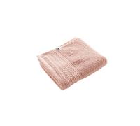 EMMA - Serviette Invité 30x50cm en Coton Bio Coloris Rose Poudré -
