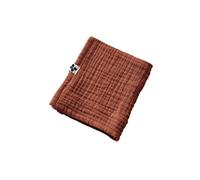 Serviette Invité 30x50cm Gaze de Coton Terracotta - OUREA -