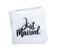 Serviette Just Married 33 Cm 20 Pièces