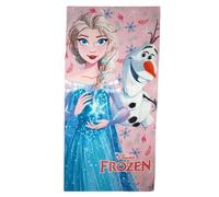 Serviette La Reine des Neiges, Tissu Doux et Absorbant, Design Elsa et Anna, Parfaite pour la Plage ou la Piscine
