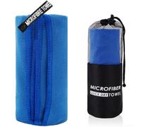 Serviette légère à séchage rapide pour la salle de sport et la natation, design en microfibre douce pour un toucher doux, portable et pratique (76 x 152 A)