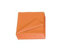 Serviette Lotus papier orange - paquet de 150 -