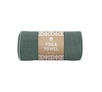 Lotuscrafts Serviette de yoga antidérapante 183x61 cm structure gaufrée Vert (Balsam Green)
