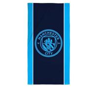 Serviette - Manchester City FC - 100 % coton - 75 x 150 cm - Lavable en machine - Écusson officiel
