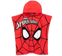 Marvel Serviette Spider-Man Poncho Kids Mask Maskwwear Swim Bath Toul Taille Unique