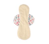 Serviette menstruelle réutilisable pour incontinences florales, serviettes hygiéniques lavables en coton, serviettes féminines pour femmes et filles, protège-slips en coton