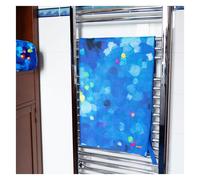 Serviette microfibre bleu