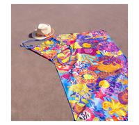 Serviette microfibre bleu