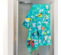 Serviette microfibre bleu clair