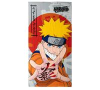 ARTESANÍA CERDÁ Serviette Naruto Shippuden Educa Borras Microfibre Orange/Gris lavable en machine