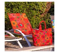 Serviette microfibre rouge
