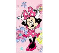 Jerry Fabrics Serviette de bain Disney Minnie Mouse 70 x 140 cm Multicolore