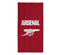 Character World Serviette Officielle Arsenal FC | Toucher Super Doux, Design Lightning Football Club | Parfait pour la Maison, Le Bain, la Plage et la Piscine | Taille Unique 75 cm x 150 cm | 100