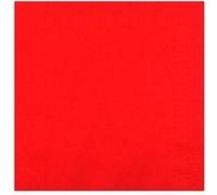 Serviette Ouate 20x20 cm Rouge Ecolabell Colis de 4000 Manufacture De L'Ephemere Rouge G