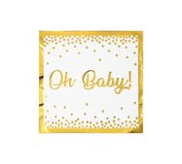 Serviette Papier Anniversaire Élégant Or Blanc Serviette De Table Mariage Serviettes Papier Jetables Cocktail Jetables De Table Mariage Décoration Pour Partys Célébrations 10 Paquet(33x33cm)