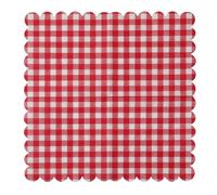 Serviette Papier Anniversaire Géométrie Rouge Serviette Anniversaire en Papier Anniversaire Serviettes Papier Jetables de Table Cocktail Mariage Décoration pour Partys Célébrations 15 Paquet(33x33cm)