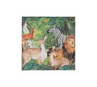 Serviette Papier Anniversaire Lion Tropical Zébra Serviette De Table Mariage Serviettes Papier Jetables Cocktail Jetables De Table Mariage Décoration Pour Partys Célébrations 10 Paquet(33x33cm)