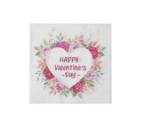 Serviette Papier Anniversaire Saint-Valentin Roses Serviette De Table Mariage Serviettes Papier Jetables Cocktail Jetables De Table Mariage Décoration Pour Partys Célébrations 15 Paquet(33x33cm)