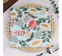 Serviette Papier Anniversaire Vert Rose Serviette De Table Mariage Serviettes Papier Jetables Cocktail Jetables De Table Mariage Décoration Pour Partys Célébrations 20 Paquet(33x33cm)