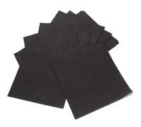 Serviette Papier,Serviette De Table Papier Lot de 20 serviettes jetables en papier noir for cocktails, déjeuner, fiançailles, Thanksgiving