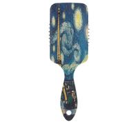 Serviette Paris Eiffel à coussin d'air avec brosse à cheveux, peigne démêlant, brosse à cheveux antistatique, brosse à cheveux moderne