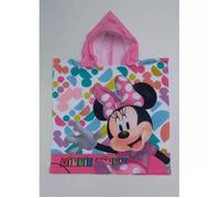 Serviette Poncho De Bain Microfibres À Capuche Minnie Disney