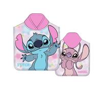Serviette poncho en microfibre Disney Stitch & Angel Disney