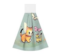 Serviette portable à suspendre en velours super absorbant pour enfants et adultes