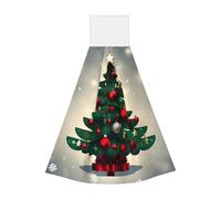 Serviette portable à suspendre pour cadeau de Noël - Serviette de cuisine en velours super absorbante - Serviette de cuisine pour enfants et adultes - Serviette à suspendre