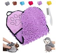 Serviette pour animaux de compagnie ultra absorbante et sèche en microfibre, super absorbante, serviette de bain pour animaux de compagnie, pour chats et chiens, durable, séchage rapide, lavable en