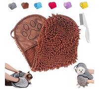 Serviette pour animaux de compagnie ultra absorbante et sèche en microfibre, super absorbante, serviette de bain pour animaux de compagnie, pour chats et chiens, durable, séchage rapide, lavable en