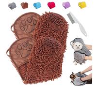 Serviette pour animaux de compagnie ultra absorbante et sèche en microfibre, super absorbante, serviette de bain pour animaux de compagnie, pour chats et chiens, durable, séchage rapide, lavable en