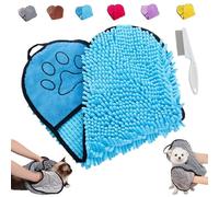 Serviette pour animaux de compagnie ultra absorbante et sèche en microfibre, super absorbante, serviette de bain pour animaux de compagnie, pour chats et chiens, durable, séchage rapide, lavable en