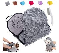Serviette pour animaux de compagnie ultra absorbante et sèche en microfibre, super absorbante, serviette de bain pour animaux de compagnie, pour chats et chiens, durable, séchage rapide, lavable en