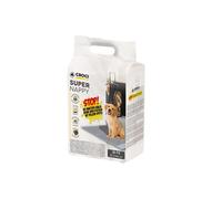Serviette pour chien Croci Canifrance Super Nappy Charb.Actif (x30) Blanc TU