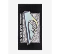 Serviette Quiksilver Freshness Logo noir blanc bleu