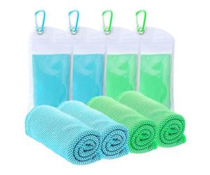 Serviette rafraîchissante 100 x 30 cm, serviette de glace, douce, respirante, serviette en microfibre fraîche pour Disney Yoga, golf, sport, fitness, extérieur et plus d'activités pour filles