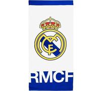 Serviette Real Madrid 70x140 séchage ultra rapide et toucher extra doux - Serviette Real Madrid pour la plage, la piscine ou la salle de bain, design unique et licence officielle