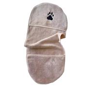 Serviette Séchage express Chiens Pliable Microfibre Absorbante | Lingettes Toilettage Animaux Douces Pour Bain déplacement Extérieur Coffee