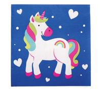 Serviette Table Enfant Motif Licorne - Lot De 20, Decoration Anniversaire Enfant (Fc974), Serviettes En Papier