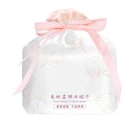 Serviette Visage Épaisse, Non Tissée, Usage Humide ou Sec, Jetable | Blanc, Format Portable, Multi-usage pour Traces de Maquillage et Sueur, Sorties et Fêtes