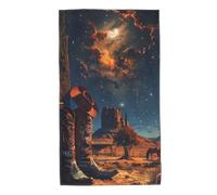 Serviettes à main, bottes de cowboy sous ciel étoilé, serviettes de 40,6 x 68,6 cm, serviettes en microfibre douces et très absorbantes pour le bain, la douche, l'entraînement, la gym, les voyages