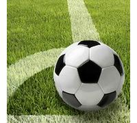Serviettes à motif 'Football', 330 x 330 mm