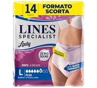 Serviettes absorbantes pour Lignes Spéciales de Pantalons d'Incontinence Plus taille L - 2 paquets de 7 pièces
