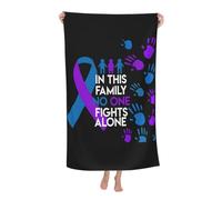 Serviettes Aucune Histoire Ne Devrait Se Terminer Trop Tôt. Sensibilisation À La Prévention du Suicide. Serviette De Plage sans Sable Serviette De Sauna Légère Drap De Bain pour Sport 80X130CM