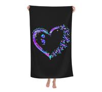 Serviettes Aucune Histoire Ne Devrait Se Terminer Trop Tôt. Sensibilisation À La Prévention du Suicide. Drap De Bain sans Sable Serviette De Plage Serviette De Sauna pour 80X130CM