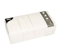 Serviettes Bistro PAPSTAR 330 x 330 mm 2 plis blanc 250 pièces