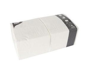 Serviettes bistrot, 330 x 330 mm, blanc